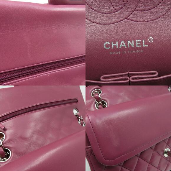 💎✨BEAUTIFUL✨💎Authentic CHANEL Quilted CC Double Flap Chain Leather - Picture 10 of 10
